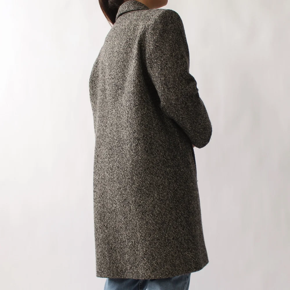 Vintage Speckled Wool Coat — Wornable